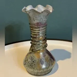 Simron Vase Simron | Art | Simron Israeli Hand Painted Art Glass Vase Made In ...